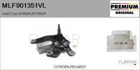 VALEO MLF901351VL - MOT.LP. NUEVO ORIG. VALEO Type 12V REAR HHD
