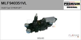 VALEO MLF940351VL - MOT.LP. NUEVO ORIG. VALEO Type 12V REAR HHD