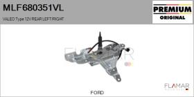 VALEO MLF680351VL - MOT.LP. NUEVO ORIG. VALEO Type 12V REAR HHD