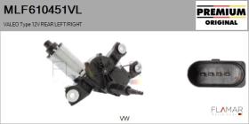 VALEO MLF610451VL - MOT.LP. NUEVO ORIG. VALEO Type 12V REAR HHD