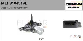 VALEO MLF810451VL - MOT.LP. NUEVO ORIG. VALEO Type 12V REAR HHD