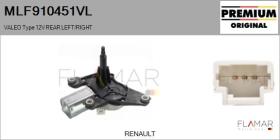 VALEO MLF910451VL - MOT.LP. NUEVO ORIG. VALEO Type 12V REAR HHD