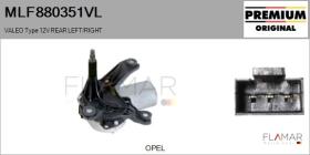VALEO MLF880351VL - MOT.LP. NUEVO ORIG. VALEO Type 12V REAR HHD