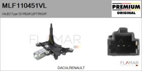 VALEO MLF110451VL - MOT.LP. NUEVO ORIG. VALEO Type 12V REAR HHD
