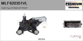 VALEO MLF620351VL - MOT.LP. NUEVO ORIG. VALEO Type 12V REAR HHD