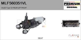 VALEO MLF560351VL - MOT.LP. NUEVO ORIG. VALEO Type 12V REAR HHD