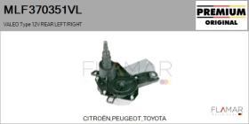 VALEO MLF370351VL - MOT.LP. NUEVO ORIG. VALEO Type 12V REAR HHD