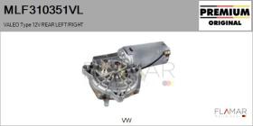 VALEO MLF310351VL - MOT.LP. NUEVO ORIG. VALEO Type 12V REAR HHD