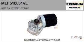 VALEO MLF510651VL - MOT.LP. NUEVO ORIG. VALEO Type 24V FRONT VHD