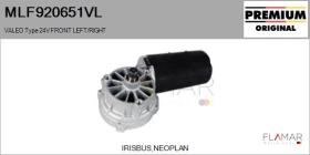 VALEO MLF920651VL - MOT.LP. NUEVO ORIG. VALEO Type 24V FRONT VHD