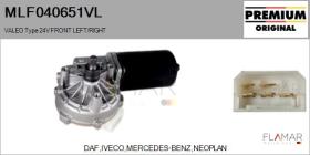 VALEO MLF040651VL - MOT.LP. NUEVO ORIG. VALEO Type 24V FRONT VHD