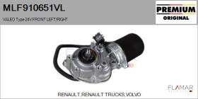 VALEO MLF910651VL - MOT.LP. NUEVO ORIG. VALEO Type 24V FRONT VHD