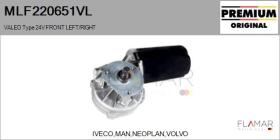 VALEO MLF220651VL - MOT.LP. NUEVO ORIG. VALEO Type 24V FRONT VHD