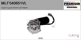 VALEO MLF540651VL - MOT.LP. NUEVO ORIG. VALEO Type 24V FRONT VHD