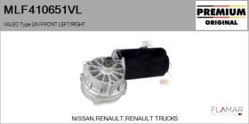 VALEO MLF410651VL - MOT.LP. NUEVO ORIG. VALEO Type 24V FRONT VHD