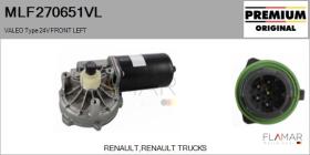 VALEO MLF270651VL - MOT.LP. NUEVO ORIG. VALEO Type 24V FRONT VHD