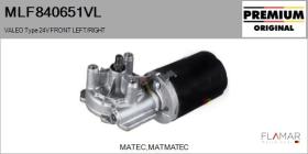 VALEO MLF840651VL - MOT.LP. NUEVO ORIG. VALEO Type 24V FRONT VHD