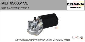 VALEO MLF650651VL - MOT.LP. NUEVO ORIG. VALEO Type 24V FRONT VHD