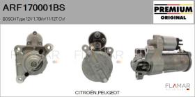 BOSCH ARF170001BS - Motor de arranque