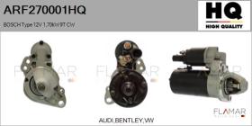HQ ARF270001HQ - Motor de arranque