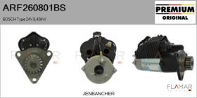 BOSCH ARF260801BS - Motor de arranque