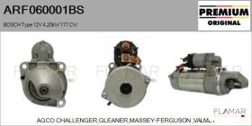 BOSCH ARF060001BS - Motor de arranque