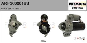 BOSCH ARF360001BS - Motor de arranque