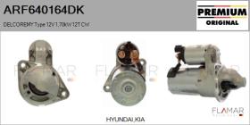 DELCO REMY KOREA ARF640164DK - Motor de arranque