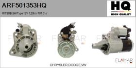 HQ ARF501353HQ - Motor de arranque