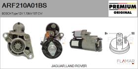 BOSCH ARF210A01BS - Motor de arranque BOSCH Type 12V 1,10kW 10T CW
