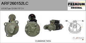 LUCAS ARF260152LC - Motor de arranque LUCAS Type 12V 10T CW