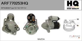 HQ ARF770253HQ - Motor de arranque MITSUBISHI Type 12V 1kW 10T CW