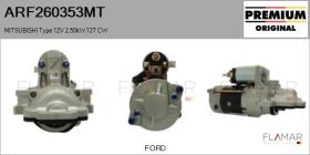 MITSUBISHI ARF260353MT - Motor de arranque MITSUBISHI Type 12V 2,50kW 12T CW