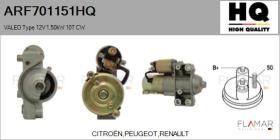 HQ ARF701151HQ - Motor de arranque VALEO Type 12V 1,50kW 10T CW