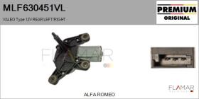 VALEO MLF630451VL - Motor del limpiaparabrisas
