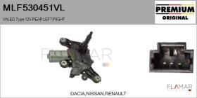 VALEO MLF530451VL - Motor del limpiaparabrisas