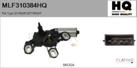 HQ MLF310384HQ - Motor del limpiaparabrisas PAL Type 12V REAR LEFT/RIGHT
