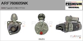 NIKKO ARF760605NK - NIKKO Type 24V 3,70kW 11T