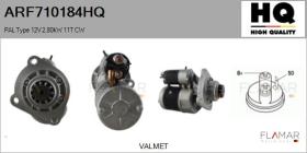 HQ ARF710184HQ - PAL Type 12V 2,80kW 11T CW