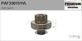 VALEO PAF230151VL - PiÃ±on, arrancador