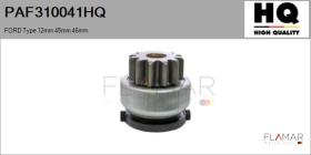 HQ PAF310041HQ - Piñón, arrancador FORD Type 12mm 45mm 46mm