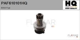 HQ PAF610101HQ - PIÑÓN NUEVO BOSCH Type