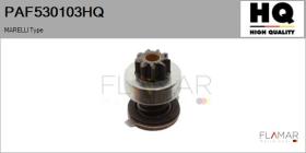 HQ PAF530103HQ - PIÑÓN NUEVO MARELLI Type