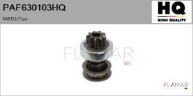 HQ PAF630103HQ - PIÑÓN NUEVO MARELLI Type