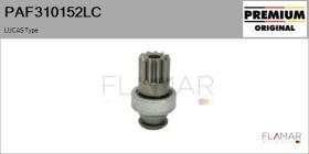 LUCAS PAF310152LC - PIÑÓN NUEVO ORIG. LUCAS Type