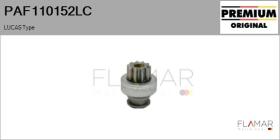 LUCAS PAF110152LC - PIÑÓN NUEVO ORIG. LUCAS Type