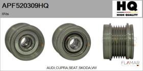 HQ APF520309HQ - Polea, alternador