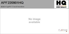 HQ APF220901HQ - POLEAS NUEVO BOSCH Type 1Ribs 17 mm 67,00 mm 48 mm