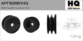HQ APF820901HQ - POLEAS NUEVO BOSCH Type 2Ribs 17 mm 88,00 mm 37 mm