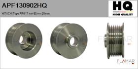 HQ APF130902HQ - POLEAS NUEVO HITACHI Type 6Ribs 17 mm 60,00 mm 28 mm